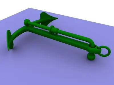 light anchor folded 3D model