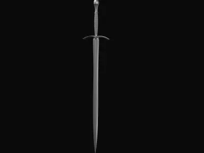 LOTR Sword Hipoly 3D model
