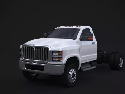 International CV Regular Cab 3D model