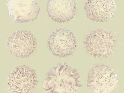Lymphocytes 3D model