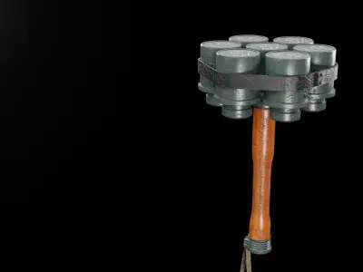Old World War 2 Hand Anti-Tank Grenade 3D model