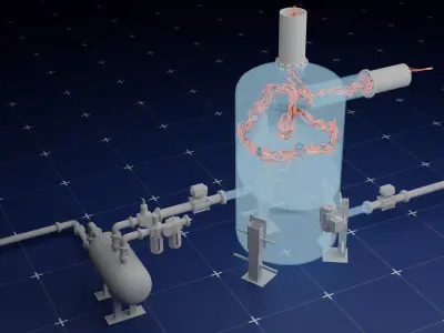 Vacuum Sub Tank 3D model