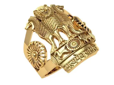 Ashoka Ring 3D print model 3D print model