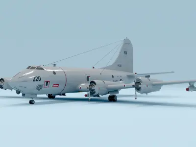 Plane 08 3D model
