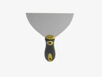 Plastic Spatula Low-poly 3D model