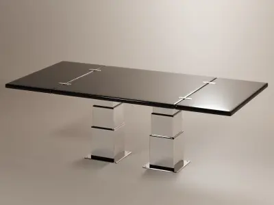 Modern Yacht Furniture Set 3D model