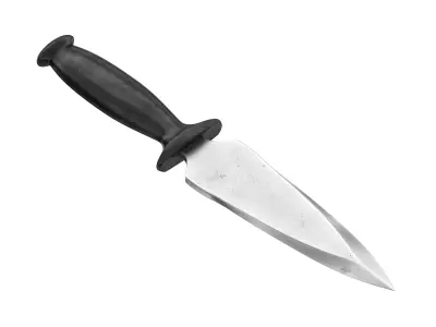 battle knife v16 3D model