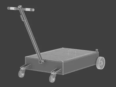 Garage Low Level Oil Drainer 3D model