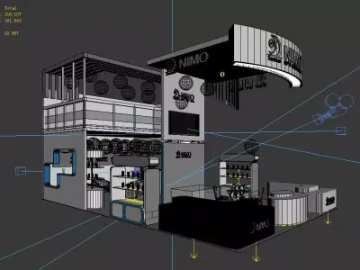Exhibition - Area -6X9-3DMAX2012-010 3D model