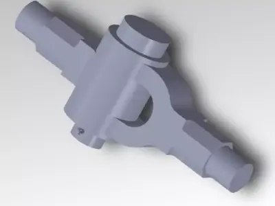 knuckle joint 3D model by abhijeet1