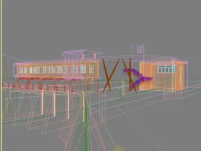 Industry Building 3D model V2