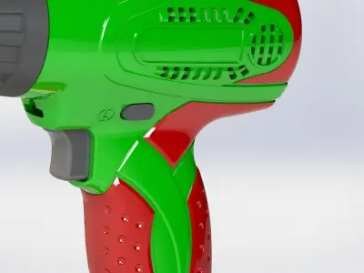 cordless hand drill 3D model