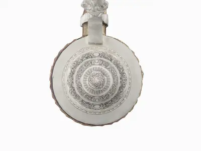 Ornamented Decorative Vase  Low-poly 3D model