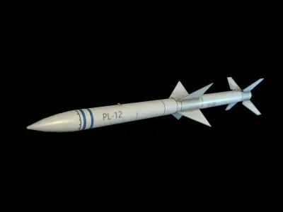 PL Missiles Low-poly 3D model