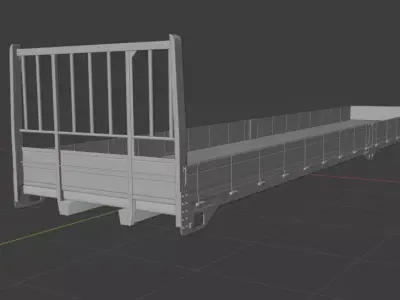 Korea Cargo Trunk for Trucks 3D model