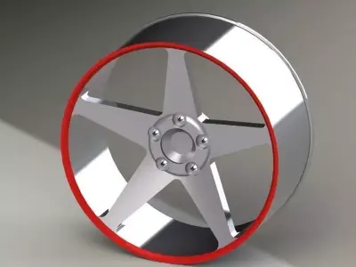 rims wheel with Free 3D model