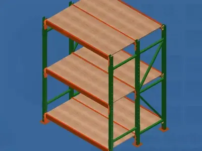 Adjustable Racking System Free 3D model