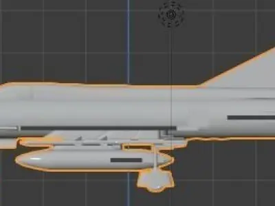 MiG-21 Fishbed Wannabe 3D model
