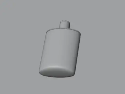 CR7 perfume in the ocean 3D model