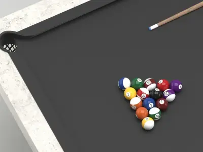 Billiard Table 03 3D model