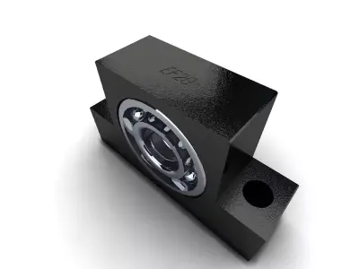 EF20 supports 3D model