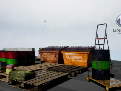 Industrial City Pack Low-poly 3D model purchase