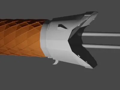 Hiccups Dragon Sword - Infoerno Low-poly 3D model