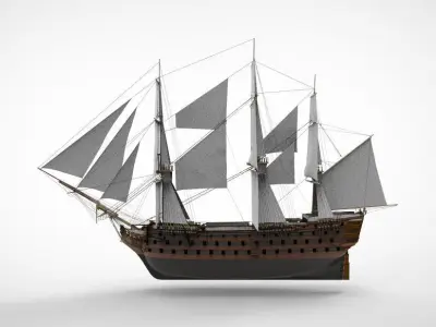 HMS Victory 3D model purchase