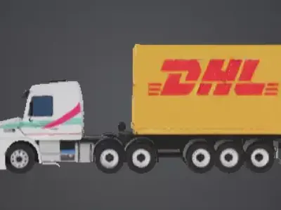 CAMINHAO ESCANIA 113  PORTA CONTAINER DE 20 3D model
