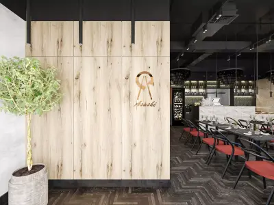 SUSHI BAR INTERIOR RENDER  3D model