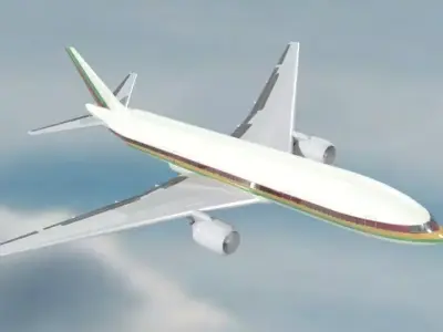 Aircraft 777 3D model