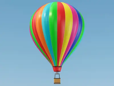 Hot Air Balloon Collection 3D model