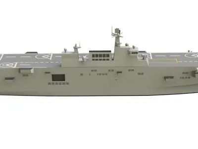 Chinese Navy Brand New Type 075 Amphibious Assault Ship 3D model
