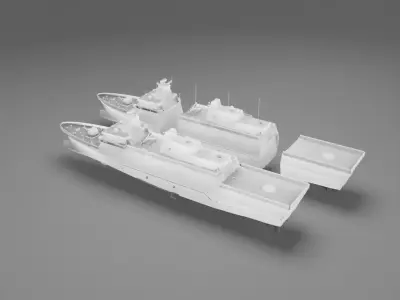 Tamandare Frigate - Resin printing 3D print model