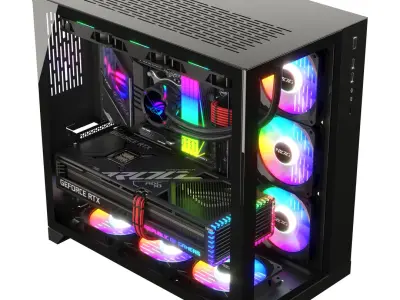 Gaming PC 3D model order