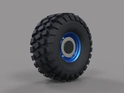 Offroad wheel 25 3D model