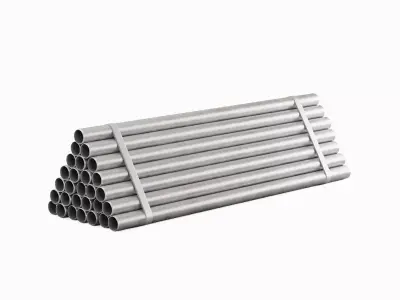 Industrial Pipes 04 3D model