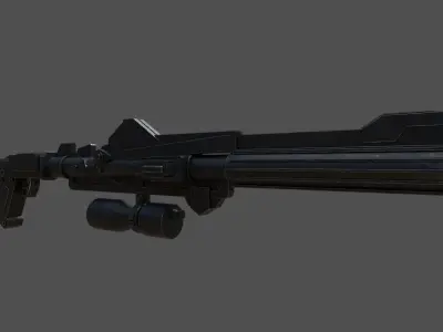 Blaster Rifle DC-15A 3D model