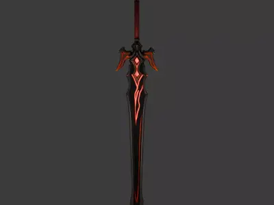 Demon Blood Sword 3D model