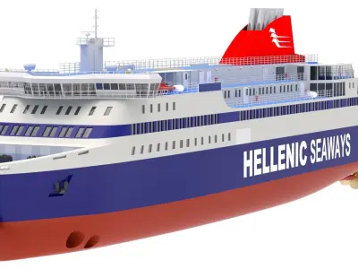 Hellenic Seaways Nissos Mykonos 3D model