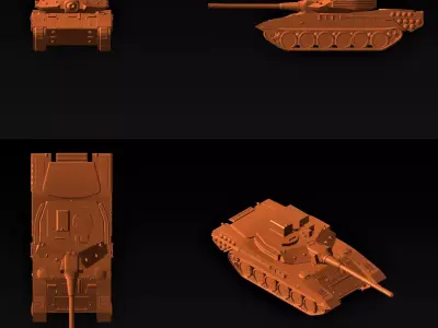 military tank 2 3D print model