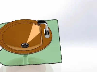  sink design 3D model