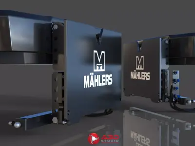 3D Mahlers Front Unit 3D model
