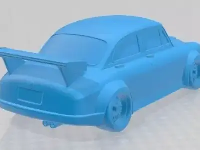 Seat 1400 1963 Tuning Printable Car 3D print model