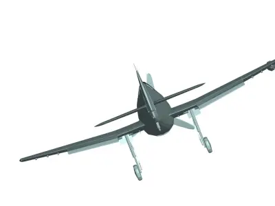 Grumman F6F Hellcat 3D model purchase