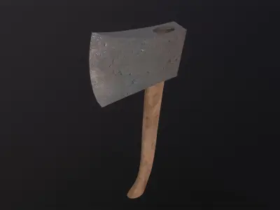 Old Axe 3D Model Low-poly 3D model purchase