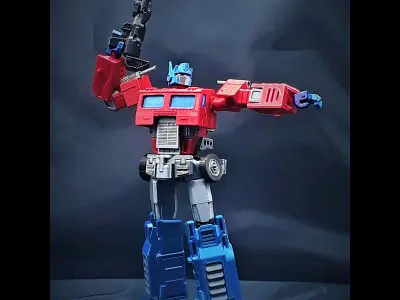 OPTIMUS PRIME ORENSTEIN MEMORY  WITH TRAILER 3D print model