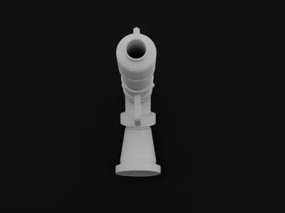 Jinx Gun Low-poly 3D model