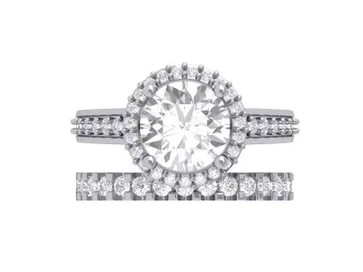 Wedding Ring  3D print model 204