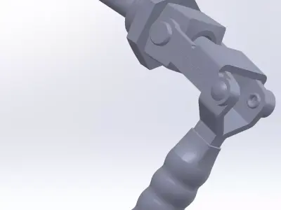 GP-1604-MM pipe wrench Free 3D model